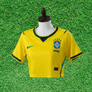 Cropped Brasil I 2026 Feminina Torcedor