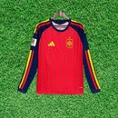 Camisa Espanha I 2026 Manga Longa