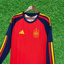 Camisa Espanha I 2026 Manga Longa